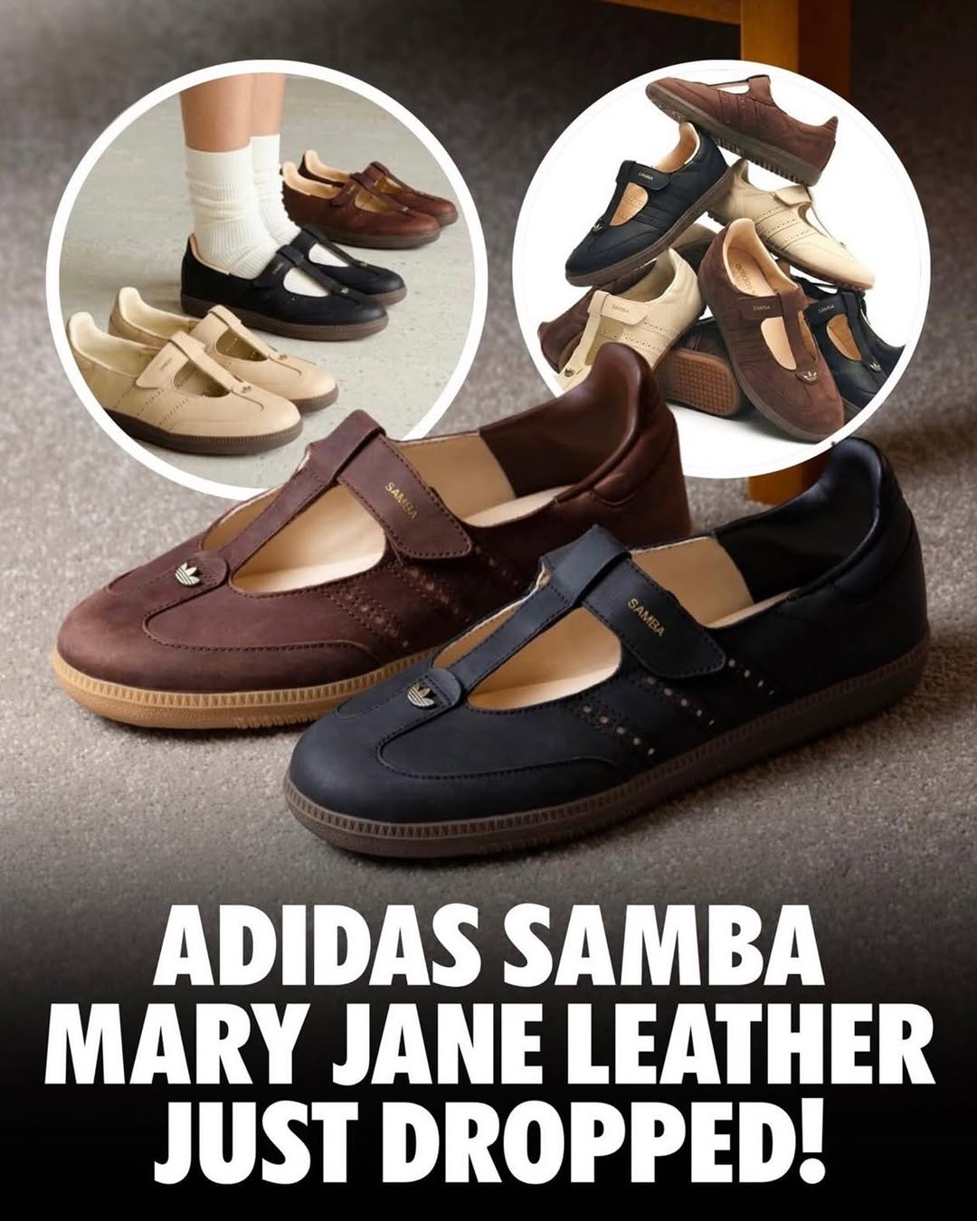 Adidas Samba Mary Jane Leather