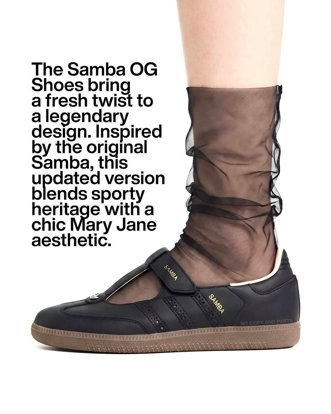 Adidas Samba Mary Jane detail